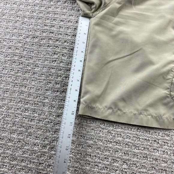 Gotcha Sports Shorts Men 36 Brown Chino Short Pants Activewear Polyester Casual - Picture 13 of 15